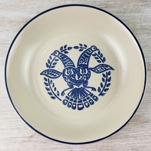 Vintage Ceramic Bird Print Bowl